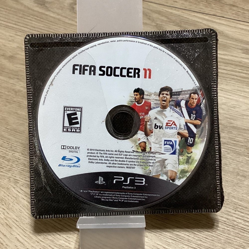 FIFA Soccer 11 PlayStation 3 PS3 Blu Ray Disc‎ Game EA Sports